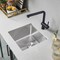 Blanco Quatrus 17 in. Undermount Single Basin Stainless Steel Bar Sink with Rounded Corners 443144 - alternate 5